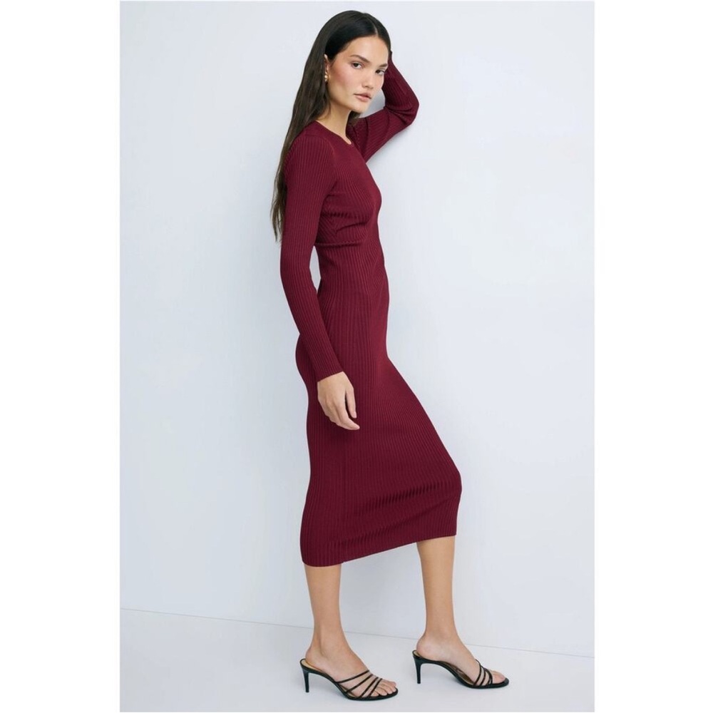 Adam Lippes x RTR Geo Knit Midi Dress, Size: L - Picture 4 of 14